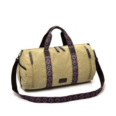 China 2018 new arrival canvas high quality comfortable waterproof duffle sport travial bag for sale