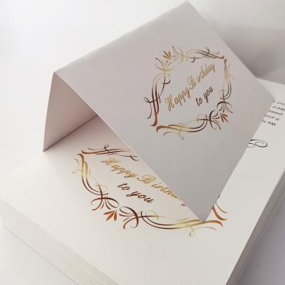 China paper & Cardboard Bronzing Wholesale Custom Greeting Cards Thank You Business for sale