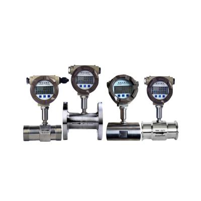 China ESMLWGY-C 4-20mA pure water output digital turbine pipe flow meter for water for sale