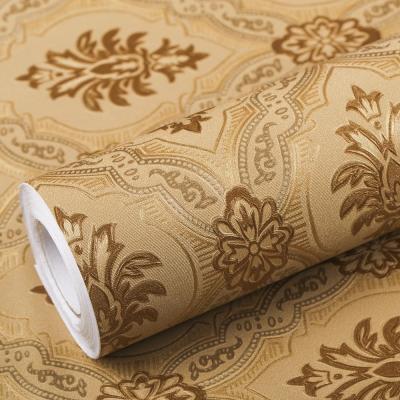 China Manufacturer 530*20 Traditional Classic Floral Paper Wall Decorate Adhesive Wallpapers / Wall Covering for sale