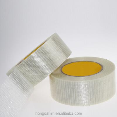 China Wholesale Price Fiberglass Waterproof Adhesive Tape, Fiber Crossing Tape for Wrapping, Sealing Without Leaving Reinforced Tape for sale