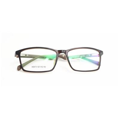 China For reading glasses wholesale factory price optical glasses acetate frame with metal temple for sale