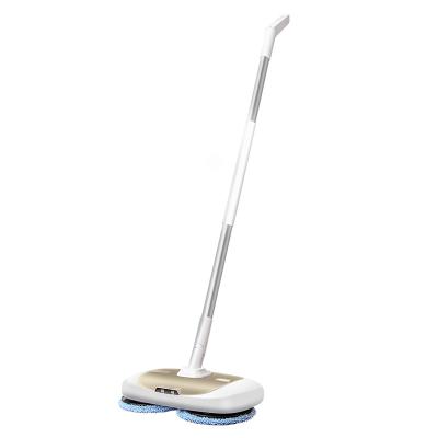 China Suzhou Disposable Electric Slim Light Spray Water Led Foot Switch Light Cordless Broom for sale