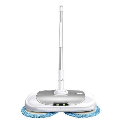 China 400ml Spin Sustainable Dual Pads Wet And Dry Portable Cordless Electric Mop For Home Household Cleaning Microfiber Cloth Sustainable 60mins for sale