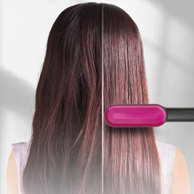 China Commercial Hot Comb Hair Straightener Portable Titanium Flat Iron for sale