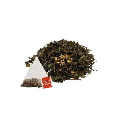 China Large Burning Refreshing Tea Bags Osmanthus Green Tea Bags for sale