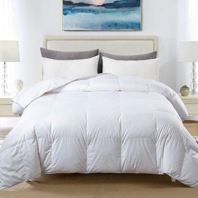 China Beautiful Home Luxury Comforter Satin Twin Size 95 Goose Down Warmest Down Comforter for sale