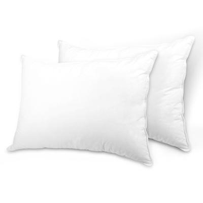 China 100% cotton hypoallergenic anti-static the luxury duck and goose down pillow white for sale