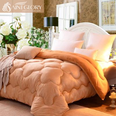 China Home Polyester Filling Boxes Quilted Fleece Comforter Set for sale