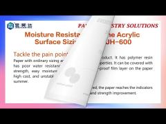 Efficient Process Surface Sizing Agent JH-600 Meet End Use Paper Requirements