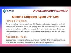 JH7301 95% Dryer Stripping Agent Reduce Paper Beheaded Wool Off Powder