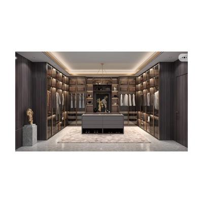 China Factory Supply Great Price Modern Light Luxury Bedroom Cheap Wardrobe Large for sale