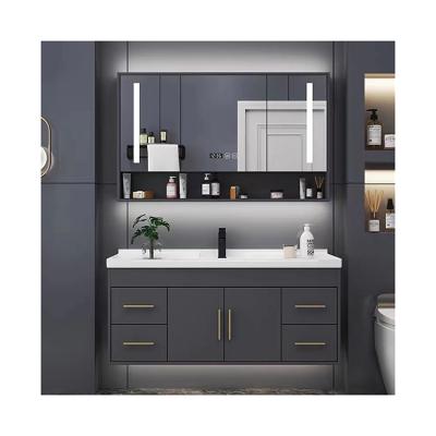 China Cheap Bathroom Cabinets Manufacturer Waterproof Chinese Simple Bathroom Cabinets for sale