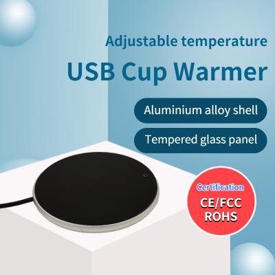 China 2021 Sizes Ultra-thin CUP Heater Quality Ultra-thin Coffee Mug Heater Electric Smart CUP Heater Ceramic Heater for Office Use Cup Warmer for sale