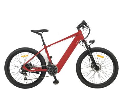 China Hot Selling Aluminum Alloy Mountain Electric Bicycle 26 Inch Aluminum Alloy 24 Speed ​​Electric Mountain Ebike for sale