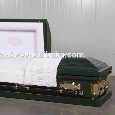 China 2020 year old style porcelain american style cheap burail coffin for sale