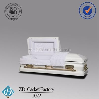 China American style casket adult type and application metal steel casket for sale