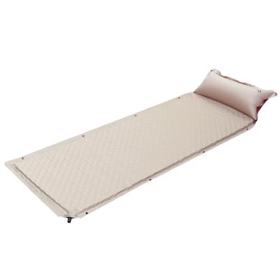 China Double Massage Moon Camping Mat Sleep Moisture Proof Mat Inflatable Cushion Automatic Splicing Polyester Double for sale