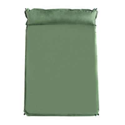 China Automatic Portable Thickened Outdoor Massage Moon Suede Inflatable Cushion Sleep Pad Camping Picnic Mat Sleep Mat Tent for sale