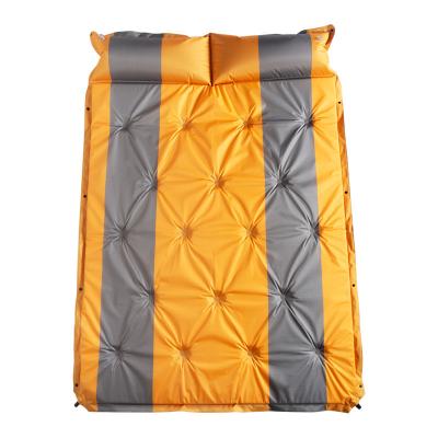 China Double Massage Moon Camping Mat Sleep Moisture Proof Mat Inflatable Cushion Automatic Splicing Polyester Double for sale