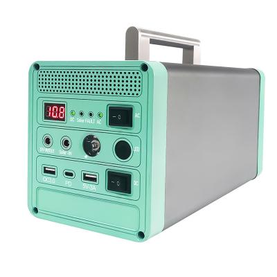 China Type C moon lithium iron phosphate aluminum battery ABS plastic outdoor mobile power supply 220v for sale