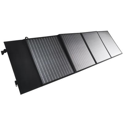 China Type C Moon Folding Photovoltaic Portable Solar Pack Power Supply 100W Single Crystal for sale