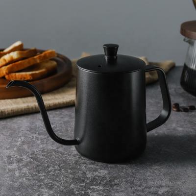 China WITH LID 600ml 304 Stainless Steel Coffee Set V60 High Quality Hot Selling Drip Kettle Pour Over Coffee Makers for sale