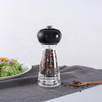 China Sustainable Grinder Salt and Pepper Salt and Pepper Manual Grinder Solid Grinder Spice Rechargeable High Quality Grinder for sale