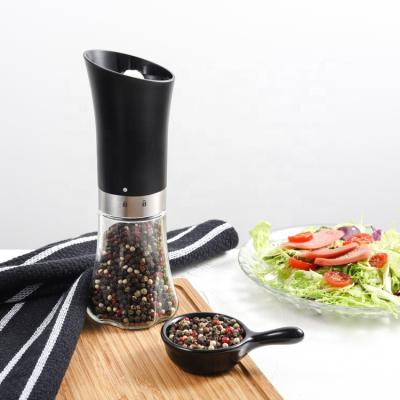 China Sustainable Battery Powered Ceramic Electric Powered Salt And Pepper Crusher Core Salt And Pepper Grinder Salt And Pepper Grinder for sale