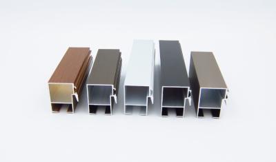 China Lockstyle Rectangular Aluminium Extrusion Anodising For Sliding Window 2507 for sale