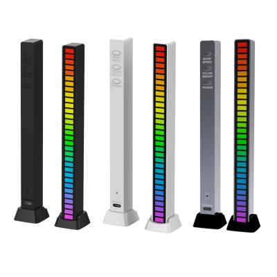 China New modern 32-bit RGB voice - actived music control tube pickup light guide USB LED RGB rhythm recognition sound light for sale