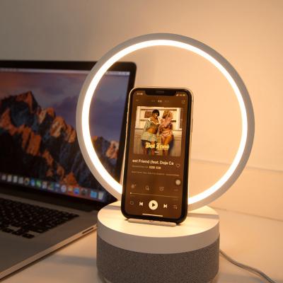 China Modern Intelligent Mobile Music Radio Night Light Live Fill Light Bedroom Bedside Table Table Lamp for sale