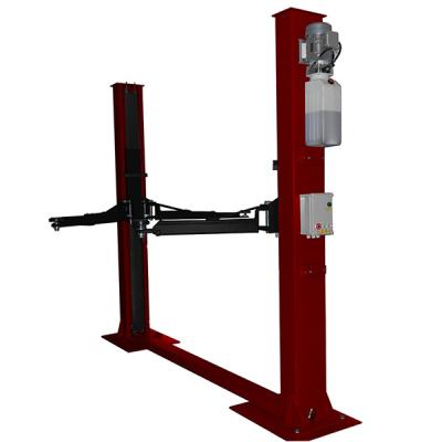 China Auto Maintanence JUNHV 4.0T Electric Freed Auto Open Floorplate 2 Post Car Lift Hoist Automatic Vehicle Lift for sale