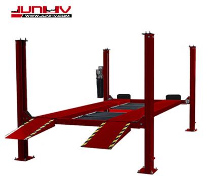 China JH-4P3700 Used 4 Post Mobile Home Garage Wheel Alignment Lift 3700kg for sale