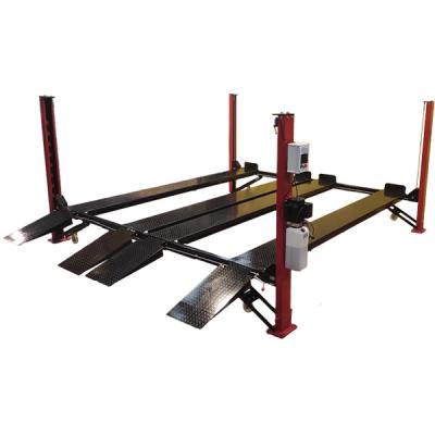 China Workshop Four Post Car Parking Lift Equipment For 4000KG Cars for sale