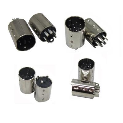 China Custom 9 Pin DIN Plug 4 5 6 7 8 DIN Male Connector 3 MINI DIN MALE PLUG CONNECTOR for sale