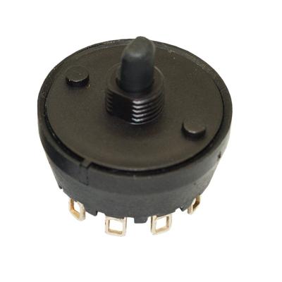 China AC 125V/250V 8A 12A 4/ Round Positions Rotary Switch MFR01-A1F03L3S-R Rotary Limit Switch for sale