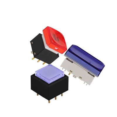 China PLB Series RGB ON OFF Type Latching and Locking Non Momentary and Alternating Dual LED Illuminated Key Switch for Console PLB Series for sale