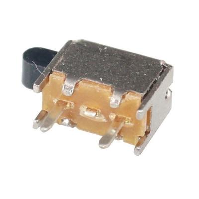 China DP3T PS-11D33 1P1T Right Angle Push Button Switch DIP Type Through Hole Non-lock DC 30V 0.3A 10,000 Cycles Operating Life Test. for sale