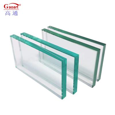 China Smooth Glass Texture Thick Transparent Window for Building Unbreakable Tempered Glass for sale