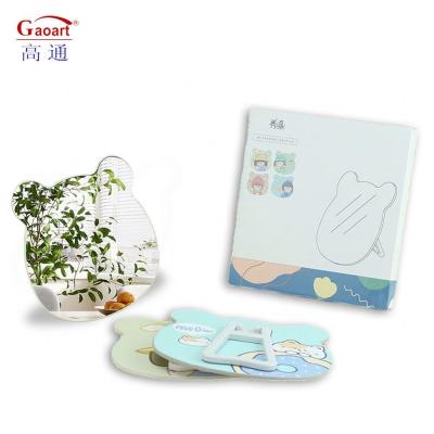 China Mini Makeup Compact Small Pocket Little Square Home Decor Mirror and Fashion Design Style for sale