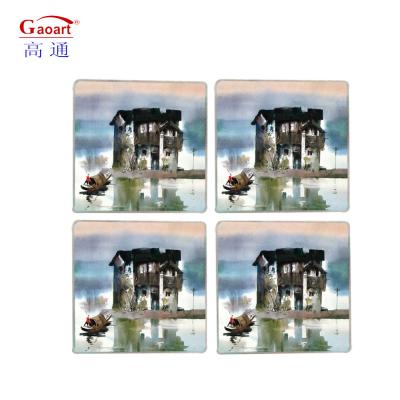 Cina Morden Style Clear Chopping Blank Tool Cutting Board For Kitchen Wine Glass Coaster in vendita