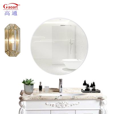 China Modern Style Vanity Frameless Glass Large Bath Wall Mirror for Living Room Decoration for sale