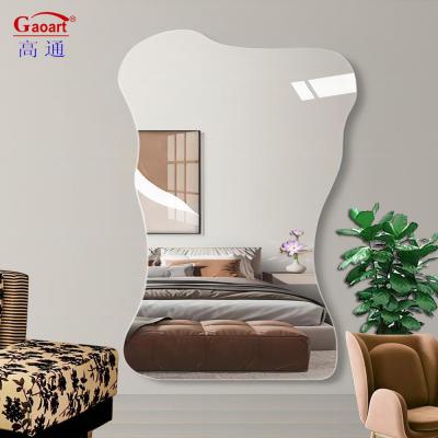 China Floor Length LED Beveled Hallway Home Bathroom Makeup Metal Decor Mirror for Full Body for sale