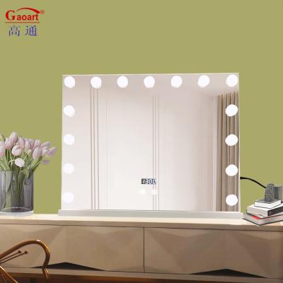 China Individual Carton Packing Modern LED Home Decor Small with Light Mirror Hollywood for sale