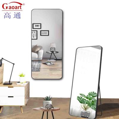 China Modern Stylish Floor Length Mirror for Genuine Luxury Bathroom Dance Studio Art Deco Craft for sale