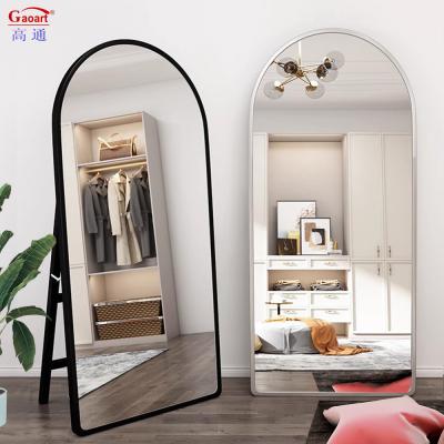 China Full Length Dressing Mirror Bedroom Big Beauty Bathroom Studio Style Sticker Mirror en venta