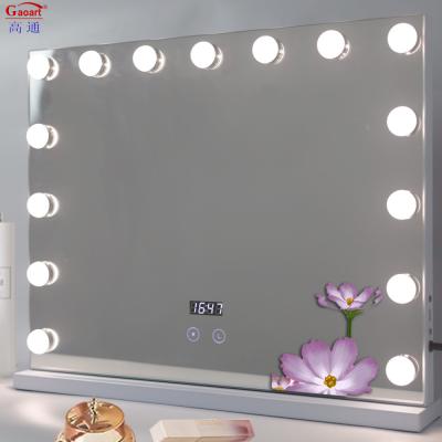 China Hollywood Big Fill Körper Licht Make-up Vollwand Leichtes Haar Salon Eitelkeit Kosmetik Spiegel zu verkaufen