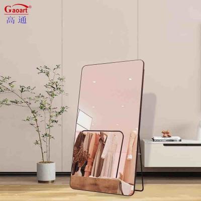 China Large Floor Mirror for Modern Stylish Home Art Deco Craft Dance Studio Big Wall Decor for sale