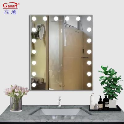 China Full Design Metal Glass Mirror Hollywood Vanity Table voor alledaagse gelegenheden Te koop